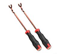 Set di strumenti per la rimozione delle finiture delle portiere dell'auto, barra di leva per interni dell'auto, in acciaio al carbonio trattato termicamente con finitura cromata, impugnatura