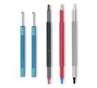 Set di strumenti per la rimozione e la rimozione di orologi, kit di 3 pezzi con estrattore a doppia estremità per protezione, strumenti di riparazione in metallo per orologiai e appassionati (B)