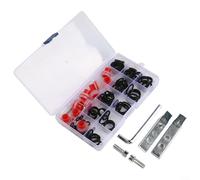 Set di strumenti per la riparazione idraulica con valvola angolare del rubinetto estrattore di fili rotti e 6 punte esagonali da 35 mm per rimuovere tubi rotti in sistemi idraulici da 20 mm e 25 mm (1