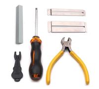 Set Di Strumenti Per La Sostituzione Delle Corde Della Chitarra, Strumenti Per La Molatura Dei Tasti, Set Di Strumenti Per La Chitarra, Guarnizione Della Mola