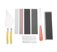 Set di strumenti per liutai di chitarra, kit professionale per la riparazione e la manutenzione delle chitarre con lima per la coronatura dei tasti, calibro per corde, barra di liv