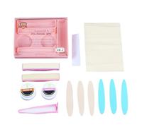 Set di strumenti per manicure professionale, kit per unghie in polvere, con formula rinforzante, compatto e adatto ai viaggi, 8 pezzi, per viaggi, ragazze, donne, casa