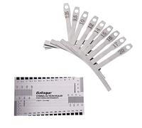 Set di strumenti per misuratore di chitarra Include 9 Set di strumenti di misurazione del raggio di sottostringa e strumento per la costruzione di strumenti a corde per righello per chitarra e basso