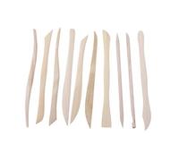 Set di Strumenti per Modellare l'argilla, Utensili da Scultura in Legno 10 Pezzi for Lavorazione Ceramica e Argilla polimerica