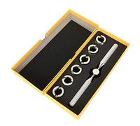 Set di strumenti per riparatore di chiavi per utensili, 5537 Set di accessori per strumenti di rimozione per coperchi di viti per orologi Oyster Wrench Groove Dies for Rolex Oyster