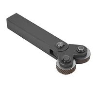 Set di Strumenti per Zigrinatura in Acciaio, Passi da 0,5 Mm a 2 Mm | Materiale durevole, ideale per la lavorazione dei metalli, sostituzioni, comprende godronature fini, medie, grosse