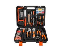 Set di strumenti professionali da 59 pezzi Set di hardware completo Cassetta degli attrezzi per uso domestico Cassetta degli attrezzi combinata per trapano per riparazione auto Set utensili multiuso