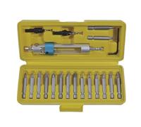 Set di Strumenti Set di Utensili Manuali da 20 Pezzi con Punte for Cacciavite E Cassetta degli Attrezzi for La Manutenzione Domestica E Kit Attrezzi per La Casa