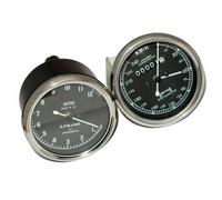 Set Di Strumenti Speedometer RPM Smiths Replica 0-240 KMPH Per BSA Vincent Ariel