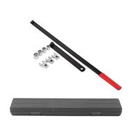 Set di strumenti tendicinghia a serpentina a cricchetto Strumenti di riparazione auto universali Kit completo 10 pezzi per professionisti della manutenzione dell'auto Metallo