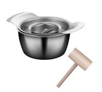 Set di Strumento per Rimozione Semi di Melograno, Pelapatate per Melograno con Ciotola e Martello di Legno, Utensile per Sbucciare il Melograno per Cucina