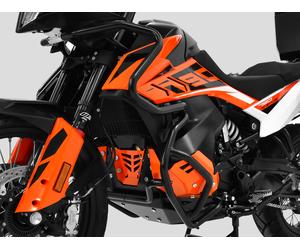 Set Di Sturzbügel ZIEGER Compatibile Con KTM 790 Adventure / R Nero
