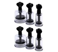 Set di Succhiatori per Capezzoli da Donna - 6 Pezzi - Stimolazione Intensa per Coppie - Ideale per Giochi SM, Fetish e Aumento del Piacere