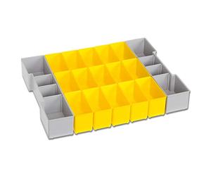 Set di suddivisione L-BOXX® B3 LB 102 B378 x 313 x 65 mm giallo/grigio