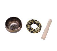 Set di Suoni per Campane Tibetane per Meditazione e Yoga, Strumento Musicale con Bastoncini di Legno per il Relax e la Riduzione dello Stress