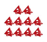 Set di supporti a piramide, 10 pezzi, strumenti triangolari per pannelli in legno, stendibiancheria rialzati antiscivolo, per progetti di pittura, compatibili con ante di armadi e porte a grandezza