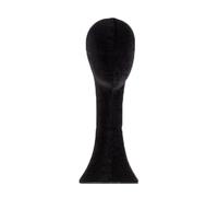 Set di supporti for testa manichino in velluto nero 3 stili for parrucca, cappello e display da sposa Modelli con base a spalla corta lunga(52cm)