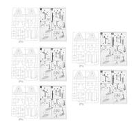 Set di supporti per action figure Display stabile per vari oggetti da collezione da 6 pollici Decorazioni per la casa (Trasparente)