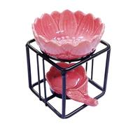 Set di supporti per bruciatori a olio, 400 g, leggero bruciatore per aromaterapia, diffusore di aromi a olio facile da usare, bruciatore a olio in metallo, scalda cera per accessori per la casa e