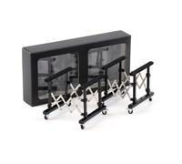 Set Di Supporti Per Cappuccio Modelli LCD 1:18 2 Pz. Nero Semilucido LCD-08-SGB