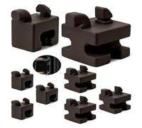 Set di supporti per guide da forno - Maniglie in ceramica resistenti al calore, stabili e durevoli, compatibili con Bosch Siemens Neff, pezzi di ricambio per forno domestico, 8 pezzi