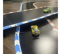 Set di supporti per ponte traversamento albero pavimento curva ripida compatibile con Carrera Hybrid DR!FT Tempestkind