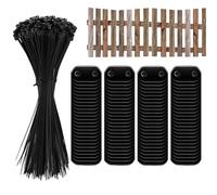 Set di supporti per recinzione, protezione da sguardi indiscreti in PVC, resistente alle intemperie e ai raggi UV, set di di montaggio per ringhiere per balconi, terrazze e giardini