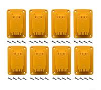 Set di supporti per trapano da parete per utensili Dewalt 12 V 20 V e 18 V con viti per spazio di lavoro organizzato (8 pezzi)