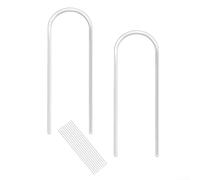 Set di supporto per piante rampicanti in acrilico, 2 tralicci per piante d'appartamento con cinghie per vegetazione verticale, telaio decorativo per la coltivazione della vite e puntello per piante in