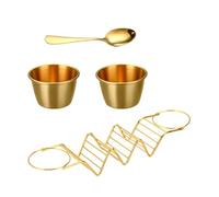 Set di supporto per tacos, in acciaio inox, per burrito, tortilla, tacos, resistente al calore, vuoto, per feste, potluck, buffet
