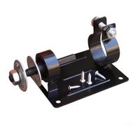 Set di supporto per trapano elettrico, converte il trapano in rettificatrice da taglio con sedile regolabile per lucidatura di precisione, 2 chiavi per un montaggio sicuro sul banco da lavoro (C)