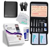 Set di sutura per pratica di sutura, regalo per studenti, veterinari e dentisti riutilizzabile in silicone per scopi di allenamento