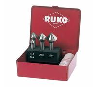 Set di svasatori [Svasatori] RUKO Conico Acciaio ad alta velocità [HSS] 4 Pez