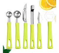Set di Svitatori per Frutta | Strumento per Sbucciare e Privare del Torsolo,Sbucciatore Tagliatore e Scalzatore Multiuso - Accessorio per Cucina Casa Ristorante Picnic Panificio