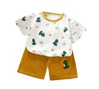 Set di T-Shirt a Maniche Corte per Bambini e Bambine, Set di Pantaloncini a Maniche Corte per Bambini e Bambine, Due pezzi1 H