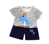 Set di T-Shirt a Maniche Corte per Bambini e Bambine, Set di Pantaloncini a Maniche Corte per Bambini e Bambine, Due pezzi1 H