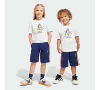 adidas Mixte enfant DISNEY MICKEY MOUSE T-SHIRT SET, off white/Pure Orange, 7-8 Years