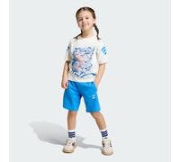 SET DI T-SHIRT ADIDAS MARVEL AVENGERS Off White / Ray Blue 3-4A