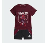 SET DI T-SHIRT ADIDAS MARVEL SPIDER-MAN Maroon / Black 12-18M