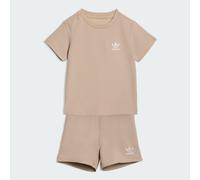 SET DI T-SHIRT CORTE REGULAR WAFFLE Stone Khaki 12-18M