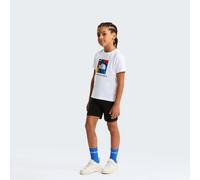 Set di T-shirt e pantaloncini in cotone Bianco 3 anni - 94 cm Tinta unita