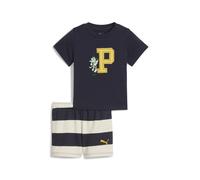 Set di T-shirt e shorts Minicats SUPER PUMA per bimbi ai primi passi, Abbigliamento, Blu, 2-4M 2-4M