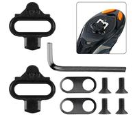 Set di Tacchette per Pedali di Bici da Corsa e MTB, Coppia di Zeppe Tacchetti di Ricambio per Bici Compatibili con i Tutti Pedali sul Mercato per Mountain Bike e Ciclismo Indoor e Bici da Corsa
