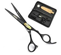 Set di tagliacapelli professionali da 6/7 pollici, tagliacapelli affilati in acciaio inossidabile, esclusivamente per parrucchieri (Forbici da taglio da 6 pollici-A)