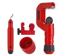 Set di tagliatubi precisi con cuscinetti a 6 rulli e doppio strumento di sbavatura per risultati professionali lisci per tagliare la taglierina in lega