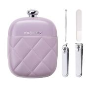 Set di tagliaunghie per dita dei piedi, set manicure - Set tagliaunghie - Set professionale 4 in 1 da viaggio in acciaio inox per donne a casa, al lavoro e in viaggio all'aperto