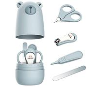Set di tagliaunghie per neonati con simpatica custodia, set di lime per unghie e piedi per manicure e pedicure neonatale, regalo per la neomamma