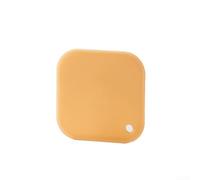 Set di taglieri da cucina in ABS su entrambi i lati, facile da pulire e comodo da appendere (18,5 x 18,5 cm, arancione)