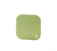 Set di taglieri da cucina in ABS su entrambi i lati, facile da pulire e comodo da appendere (18,5 x 18,5 cm, verde)