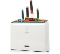 Set di Taglieri E Coltelli Intelligenti, Set di Taglieri Autopulenti con 4 Coltelli in Acciaio Inossidabile E 4 Taglieri, Organizer per Supporto per L'asciugatura per Cucina